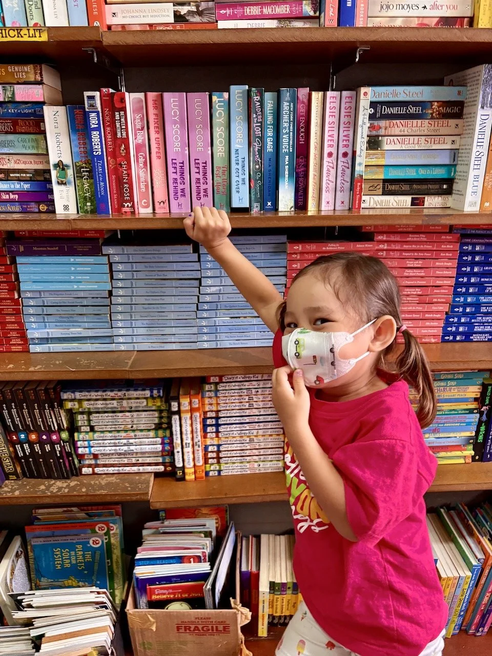 ... to Dasa Book! Where Lucy spotted an author with the same name!