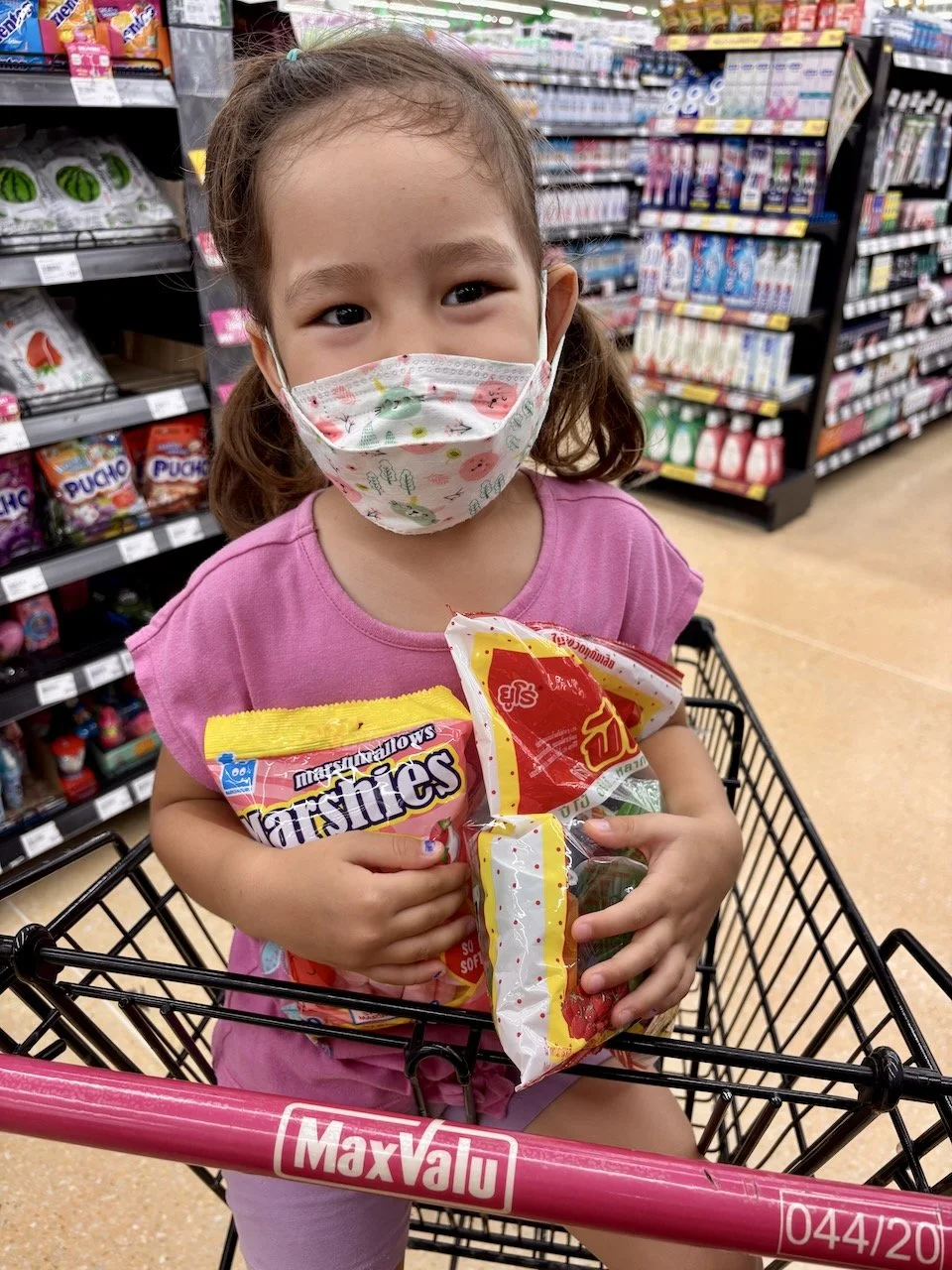 All of Lucy's favorite things: marshmallows, gummies...