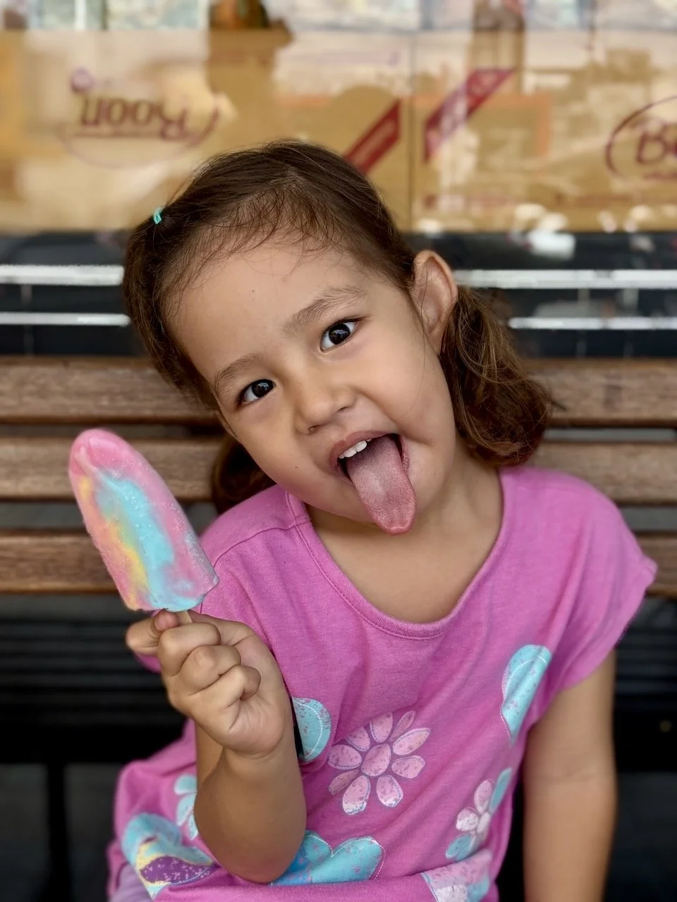 No trip to Max Valu -- I mean, the "ice cream store" -- is complete without ice cream!
