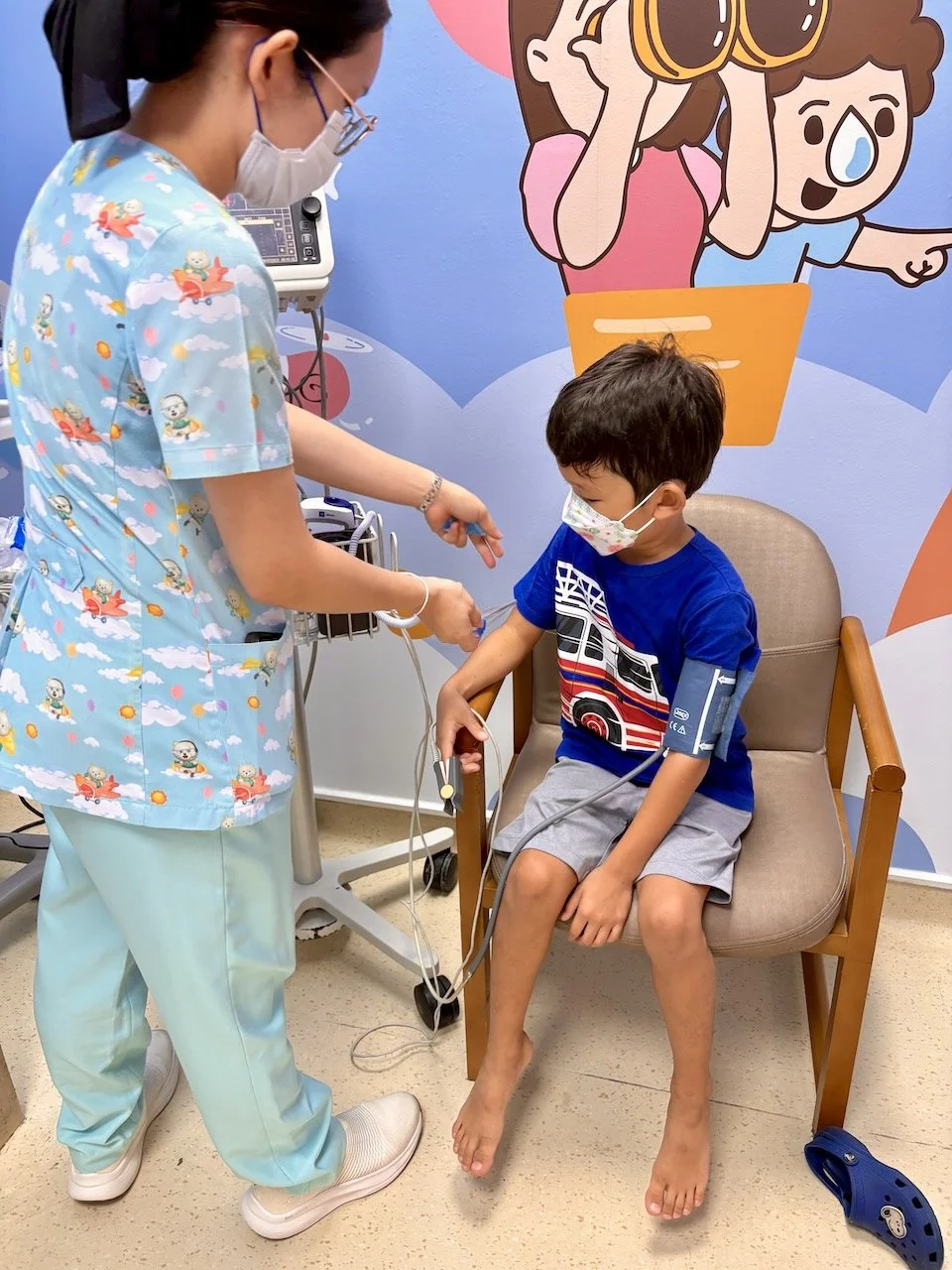 Time for Arlo's annual heart checkup.