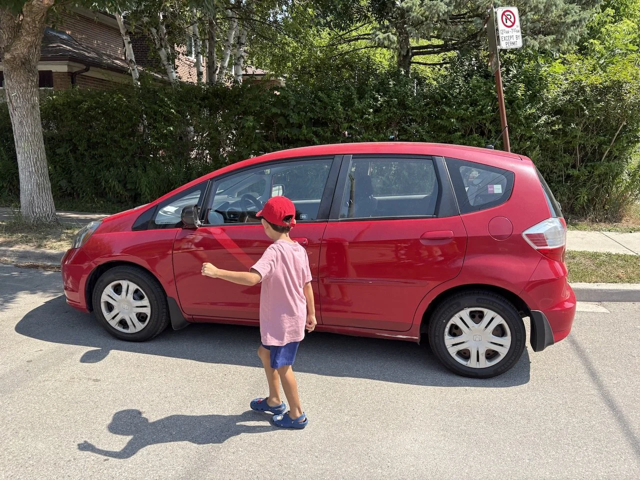 How did our car get here?!