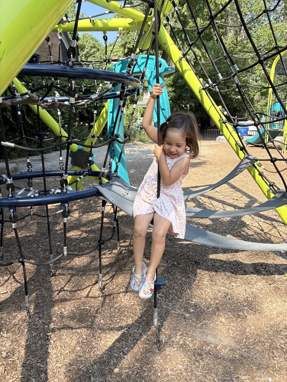 Lots to climb and slide on!