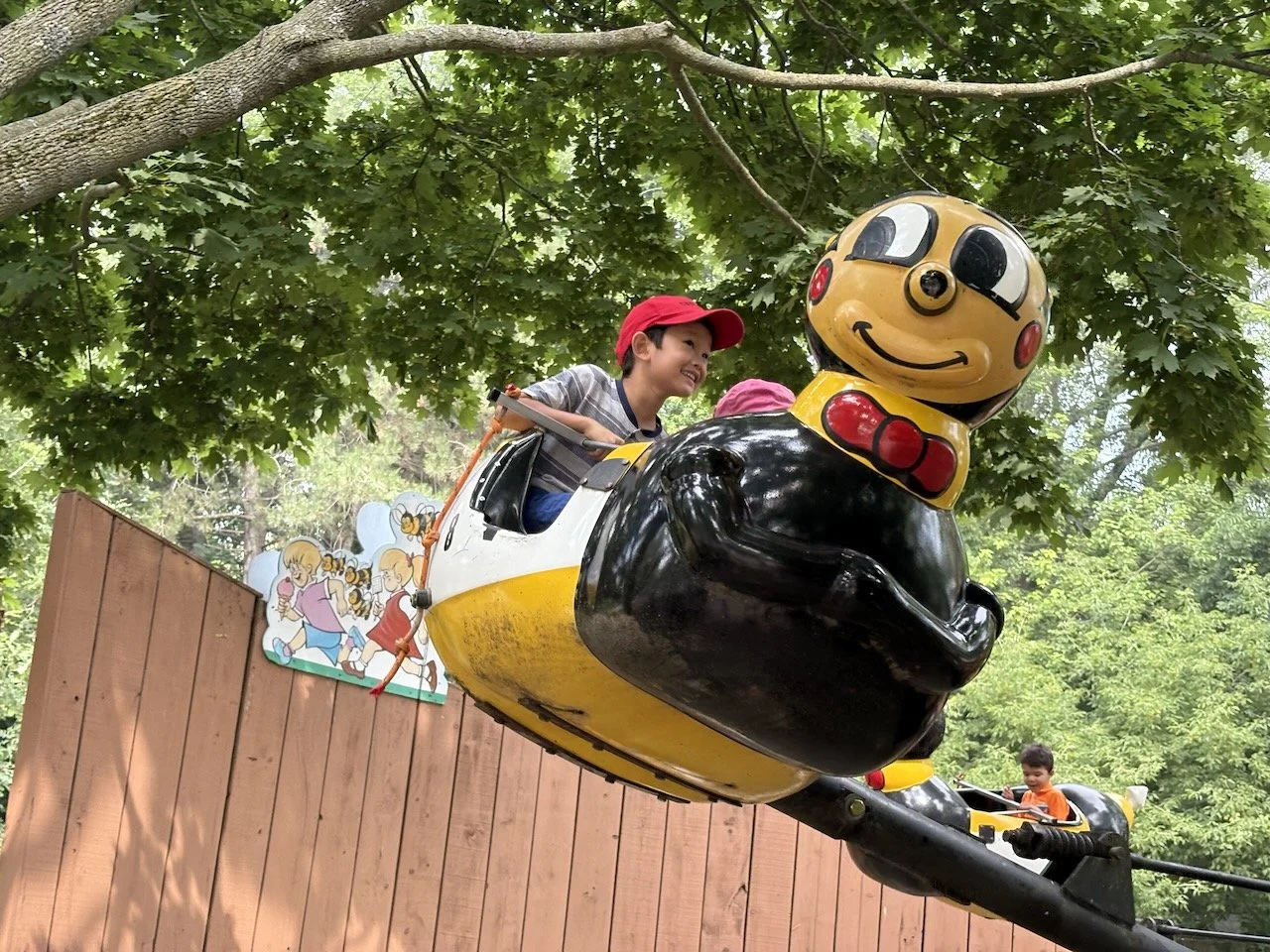 And the flying bees.