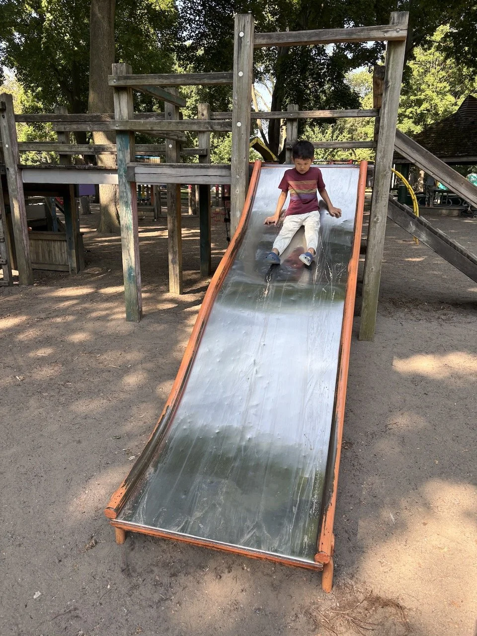 Duffrin Grove Park playground: a hidden Toronto gem (but sadly, soon to be completely redone).