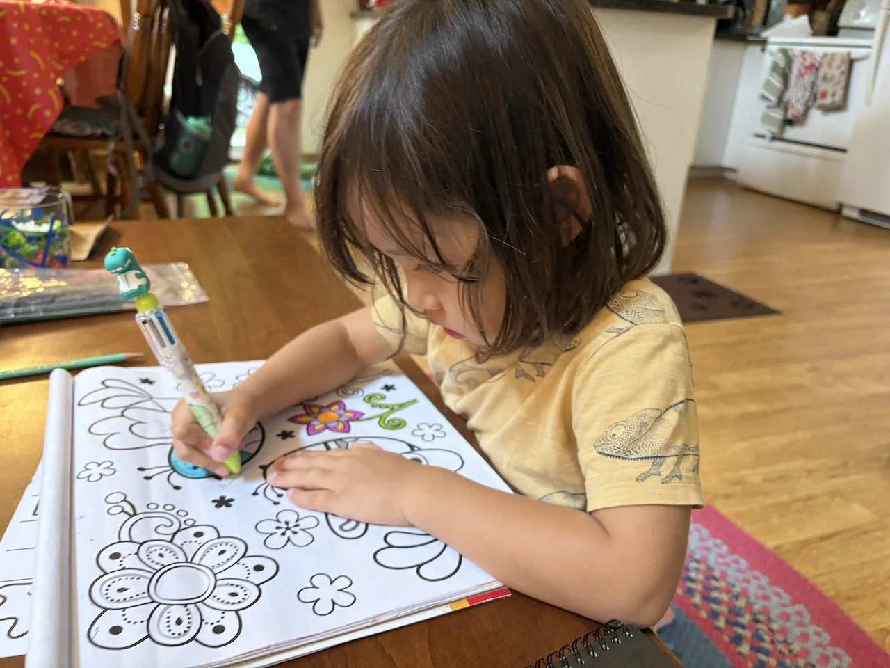 Coloring break.