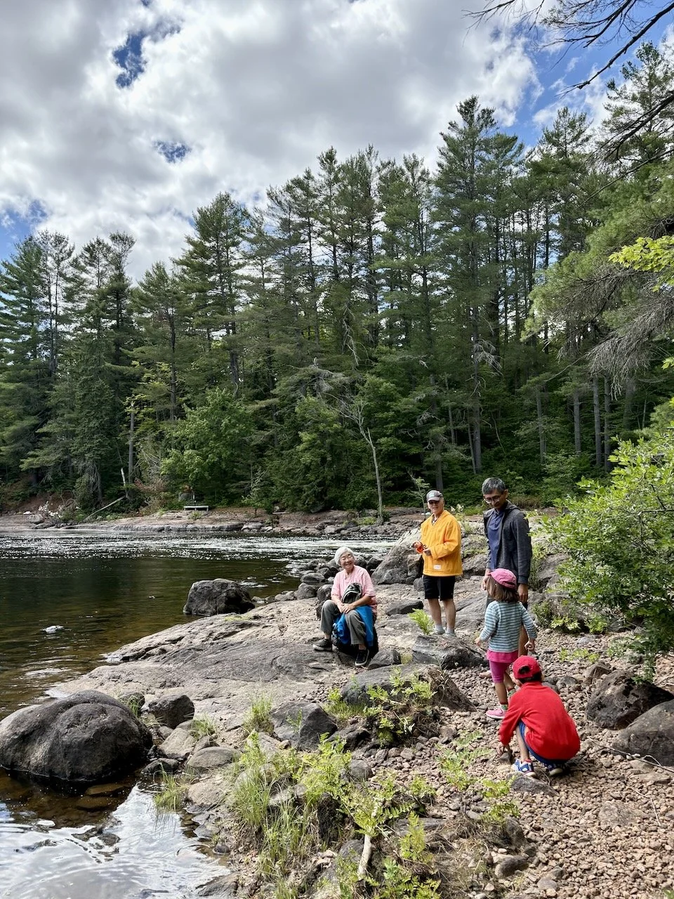 Looking for skipping stones.