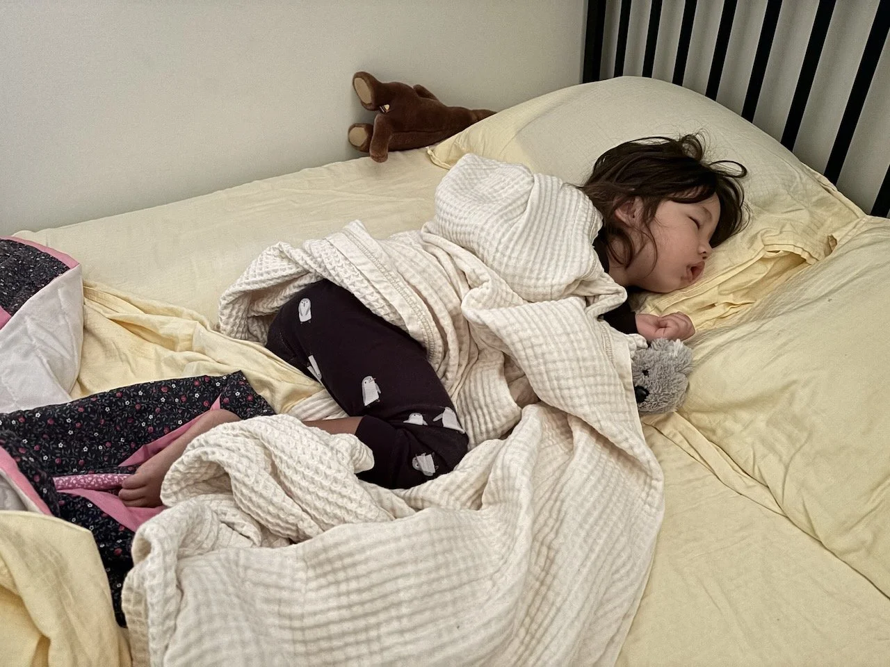 Another good night's sleep at the cottage.