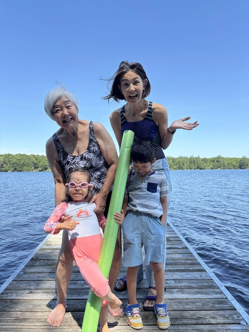 Oh no! Is it time for Mum & Granny to swim, too!?