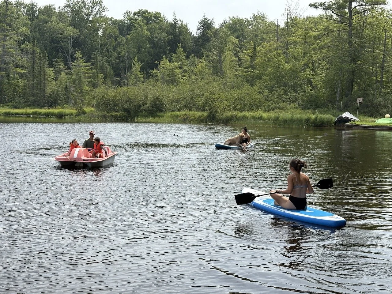 Wasting no time getting into the water for what would be a full day on the lake!
