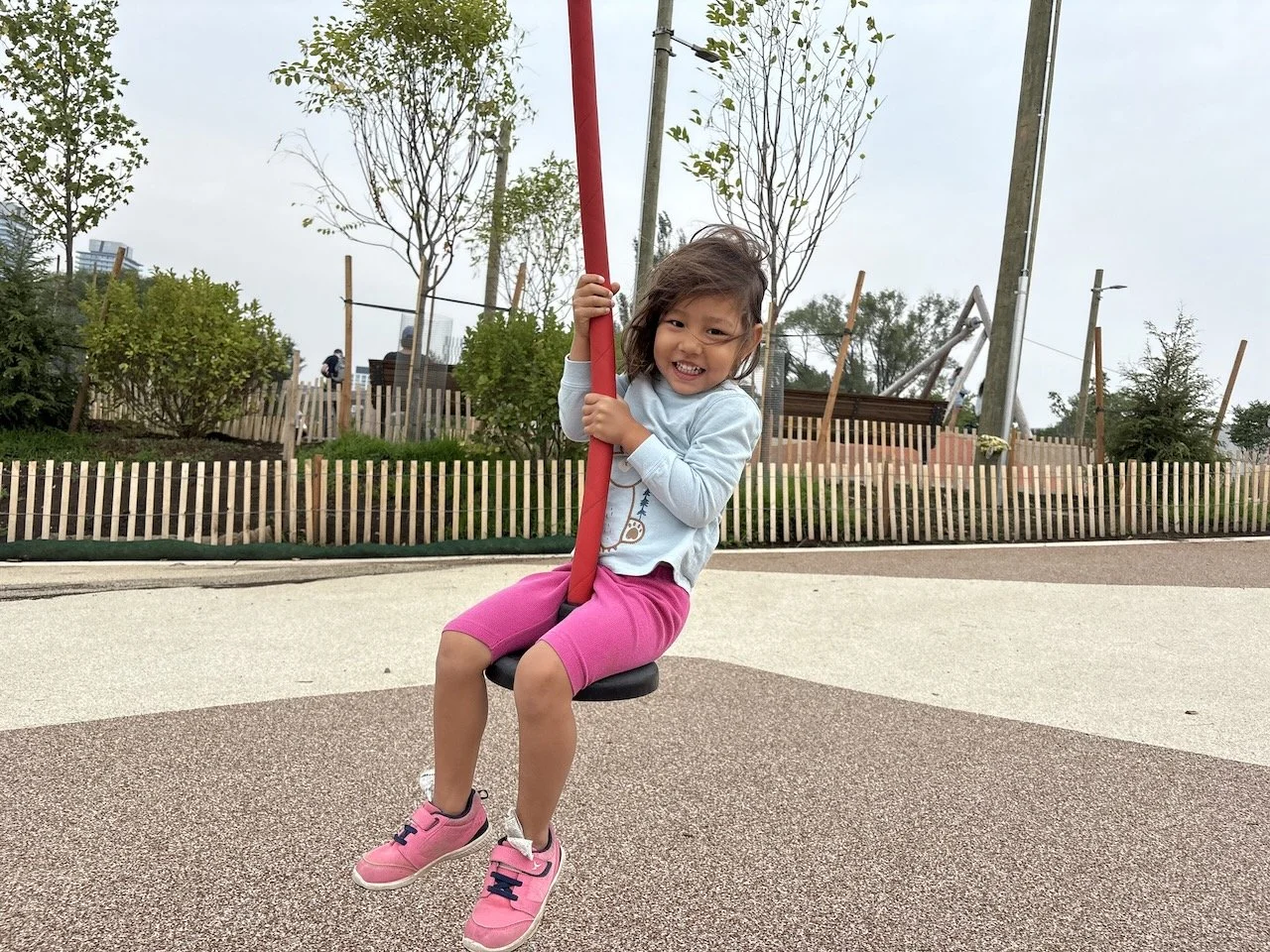 She showed no fear, and rode them combined at least 10 times.