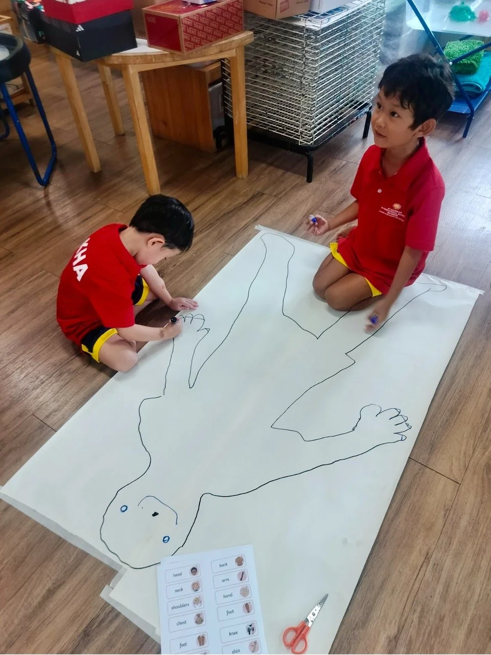 A peek into Arlo's classroom.