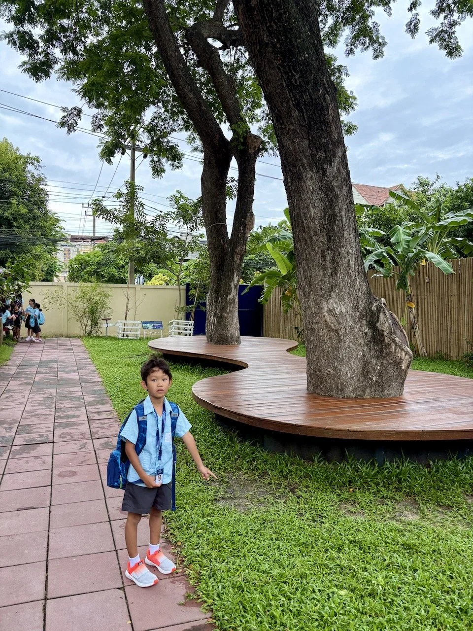 Exploring more of the campus every morning.