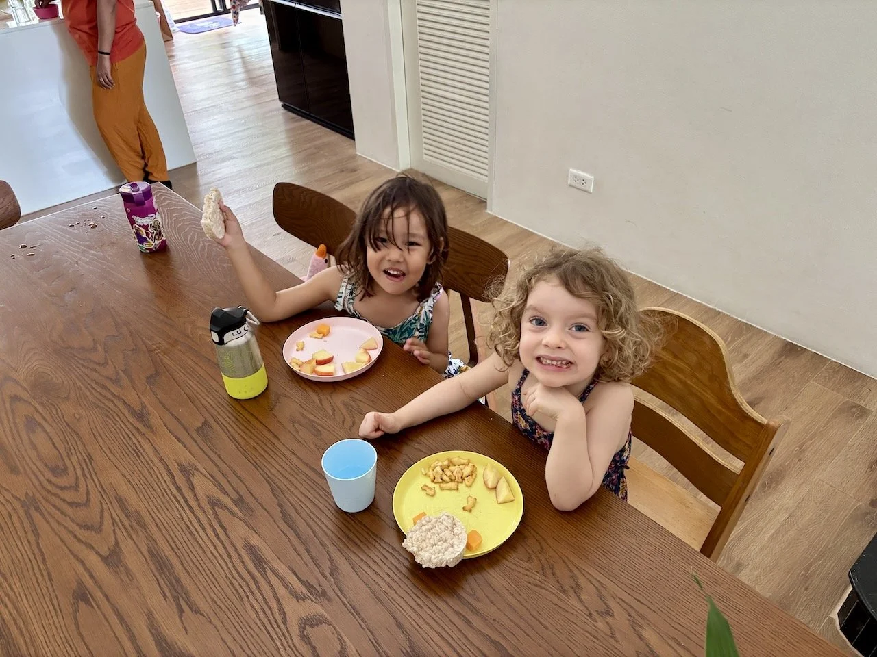 Fun playdate + lunch with Amalia.
