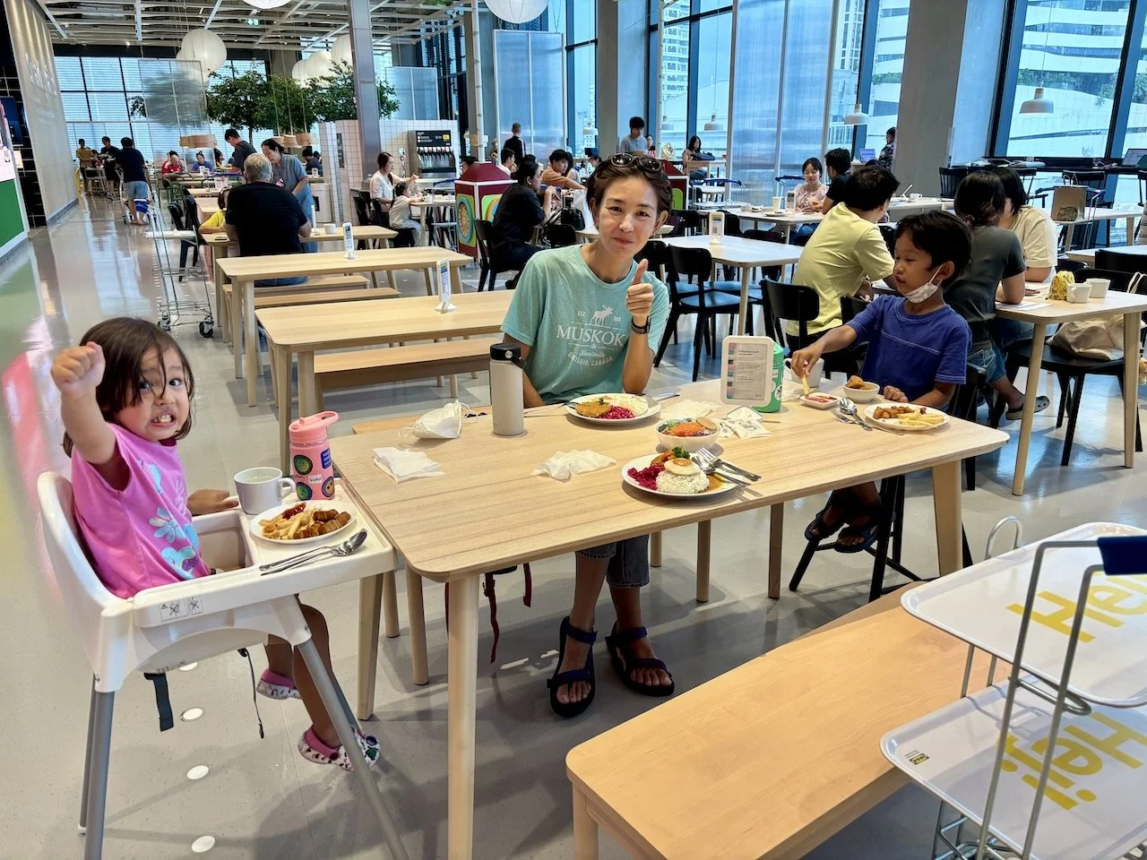 Dinner break (Arlo's been asking for the *real* chicken nuggets...)