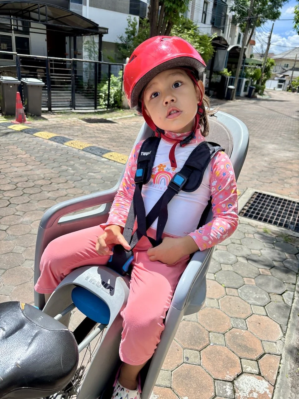 Off to a make-up lesson, while Mum & Arlo go to piano.