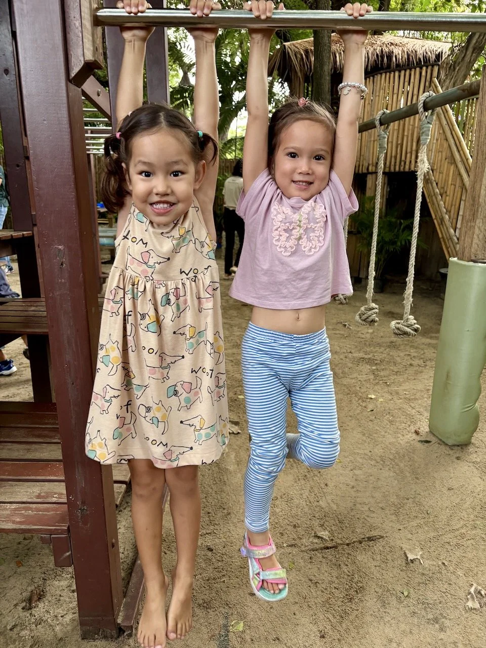 Two besties, just hanging out.