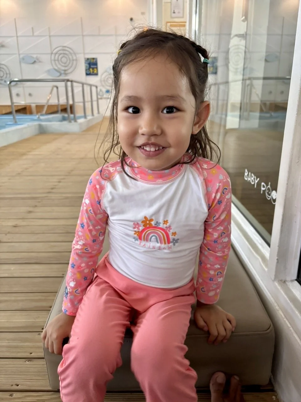 New swimming lesson time for Lucy: Fridays at 3pm.