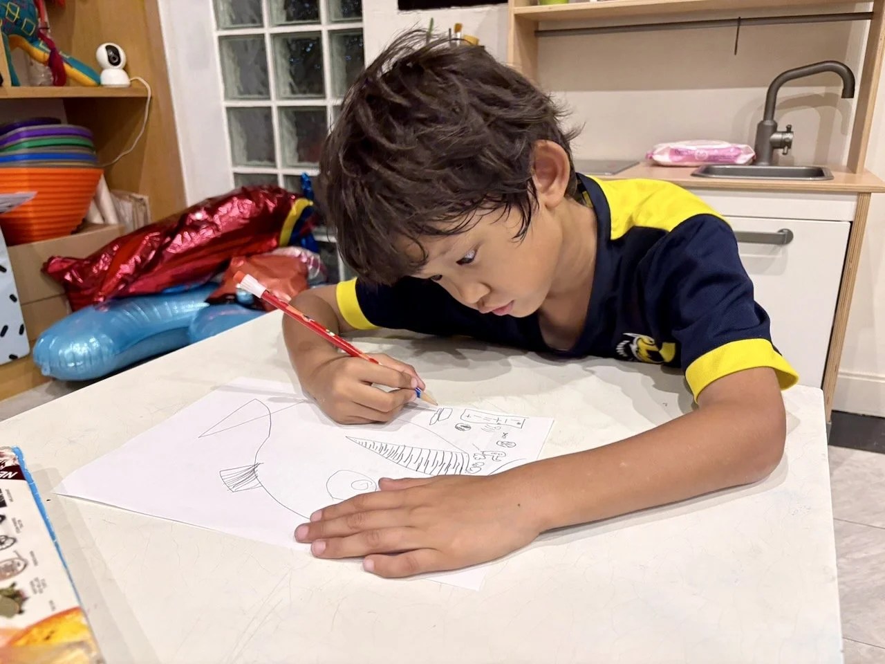 The drawing machine!