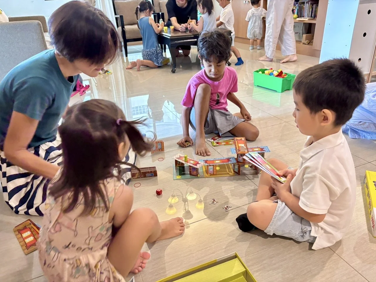 Play date and birthday at Juma's house.
