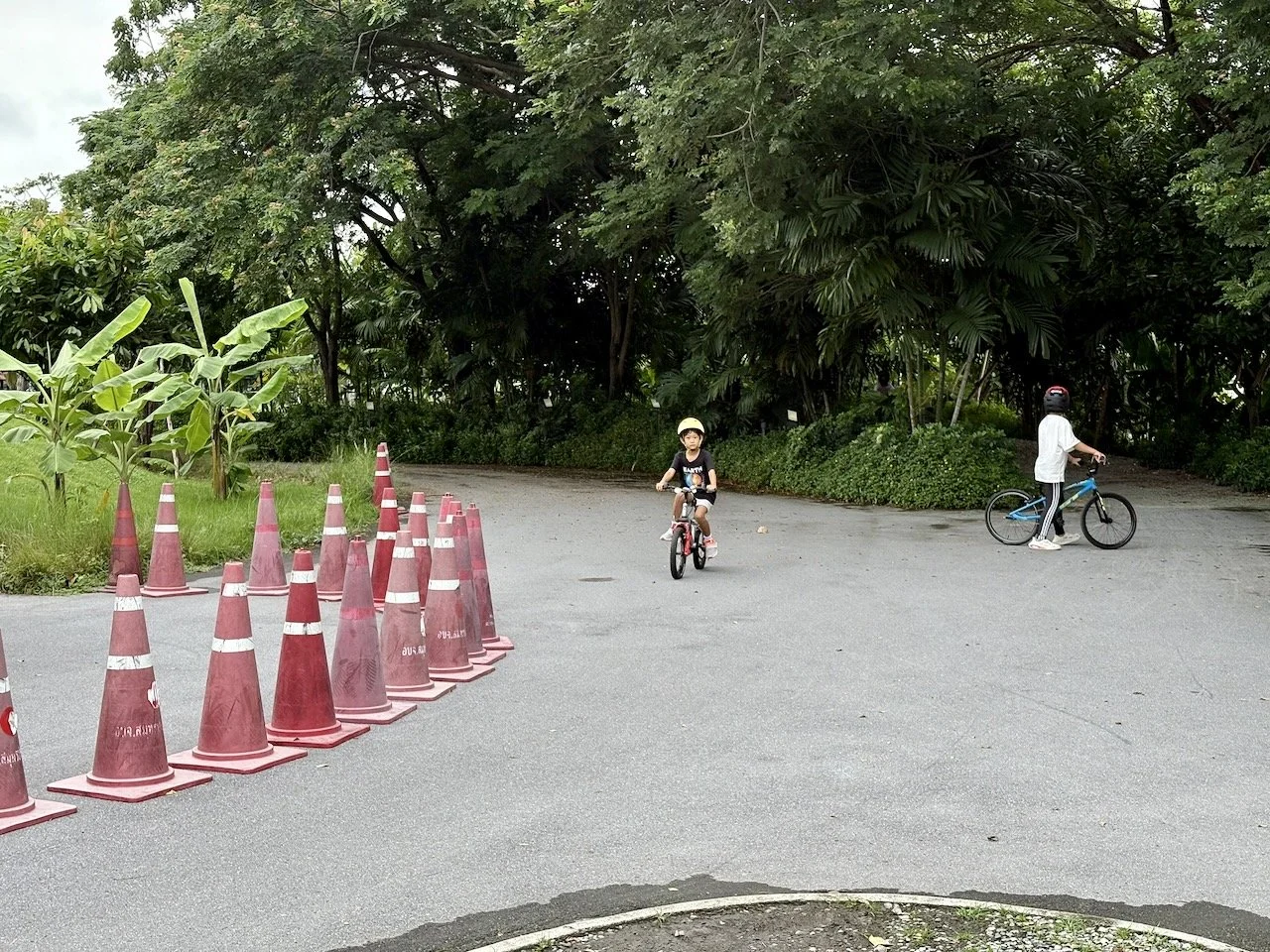A few laps around the big kids' area, before heading back to the balance bike parks.