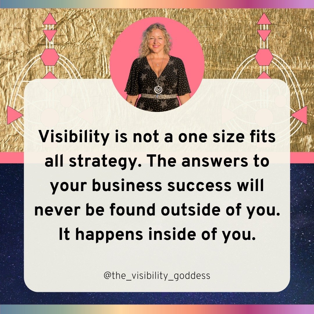 Visibility is an inside job.

First you get to know yourself, trust yourself and fall deeply in love with yourself through Human Design.

Then you get to break the cycle of self-doubt and overcome the blocks and beliefs that are stopping you from bei