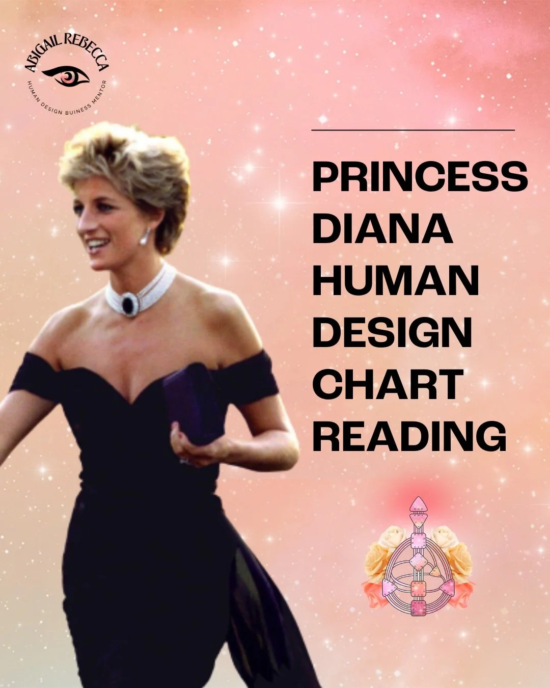 Today I am taking you through the Human Design chart of Diana, Princess of Wales. 🌹

She is a 1/3 emotional Projector and her chart offers deep insight into why her presence created such a global impact. 

Her gifts, her emotional landscape, her sen