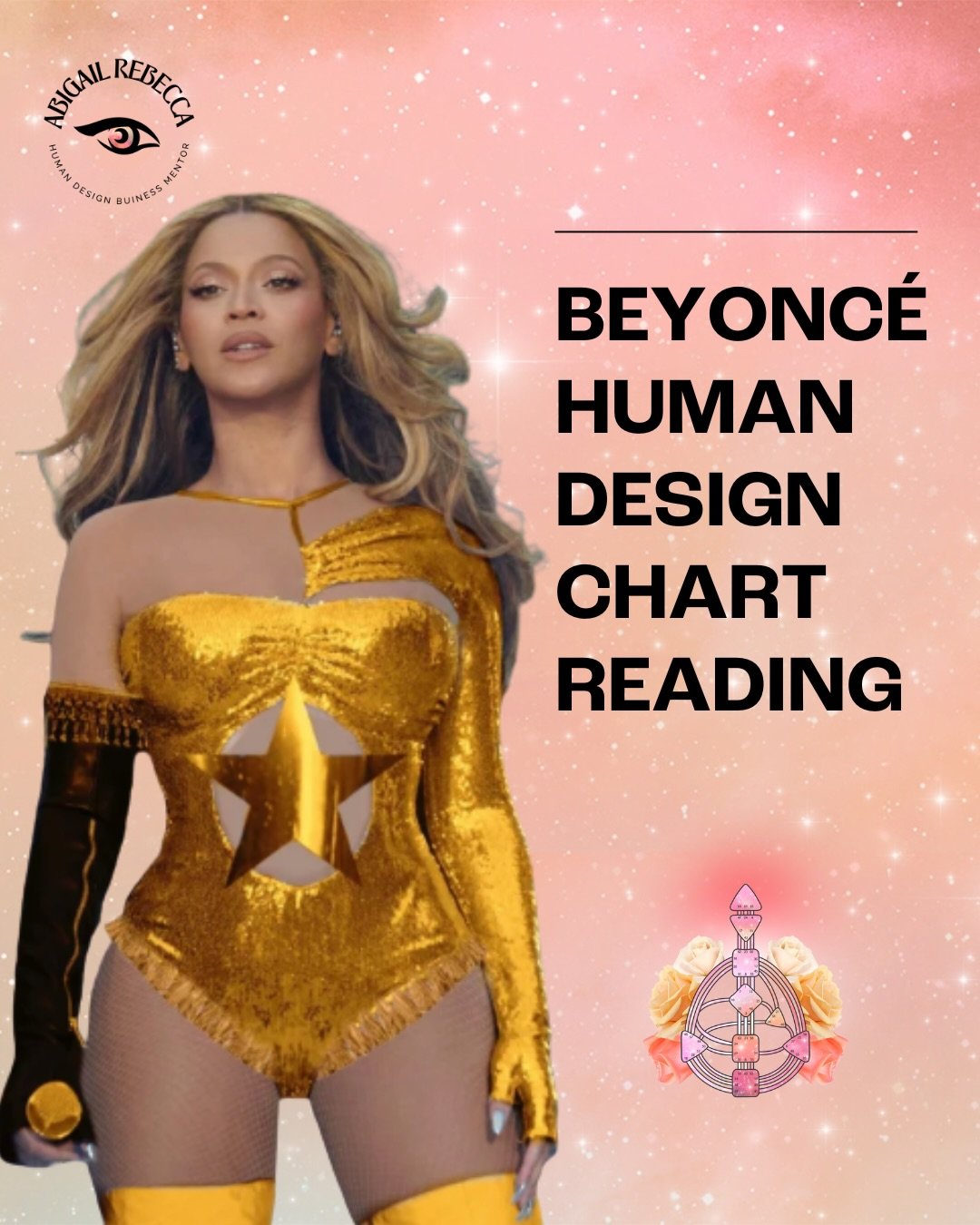 In my latest video I explore the Human Design chart of the iconic Beyonc&eacute;. She&rsquo;s a Manifesting Generator with a 1/3 profile and sacral authority. 

Her chart shows how she has created extraordinary success through her natural gifts. You&