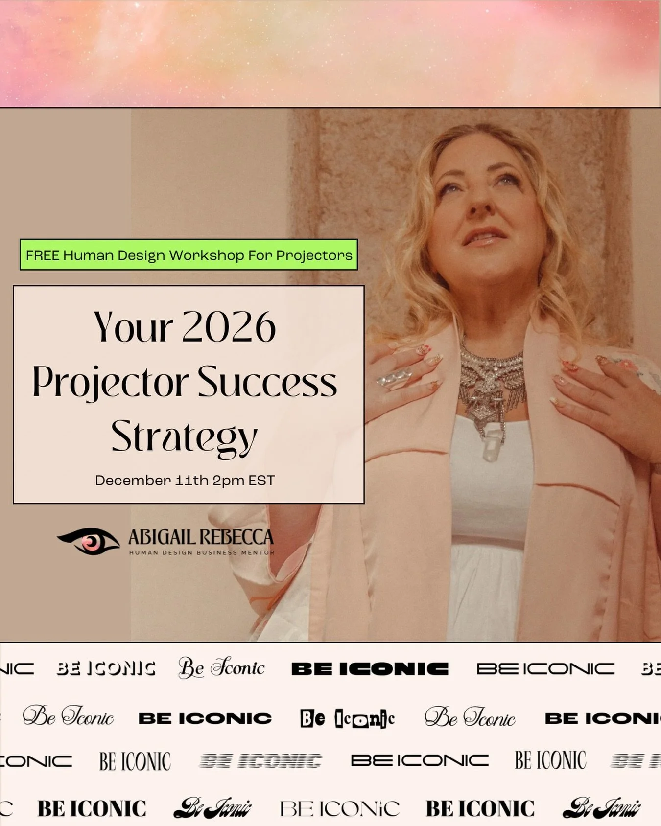 If you&rsquo;re a Human Design Projector growing a business, this free gathering has been created with your energy in mind.

Projectors thrive when we are supported, recognised and connected to our bigger vision. 

This session gives you a clear spac