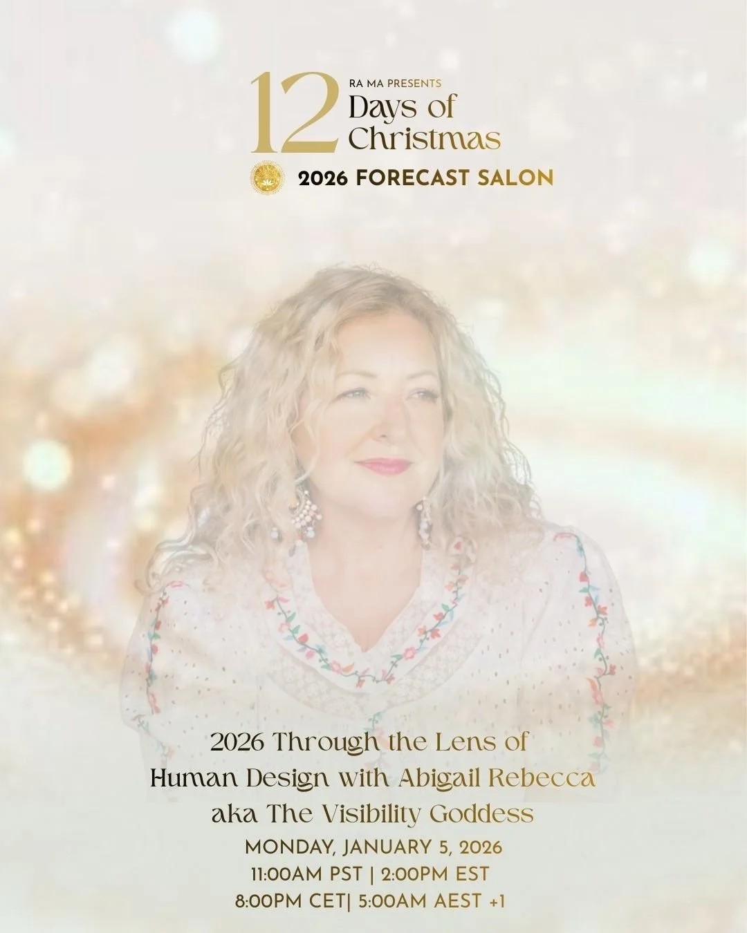 I&rsquo;m sharing a FREE 2026 forecast from a Human Design perspective, diving into the significant energetic transition that approaches in 2027 to set yourself up for a year of aligned movement and victorious success!

When you RSVP, you&rsquo;ll al