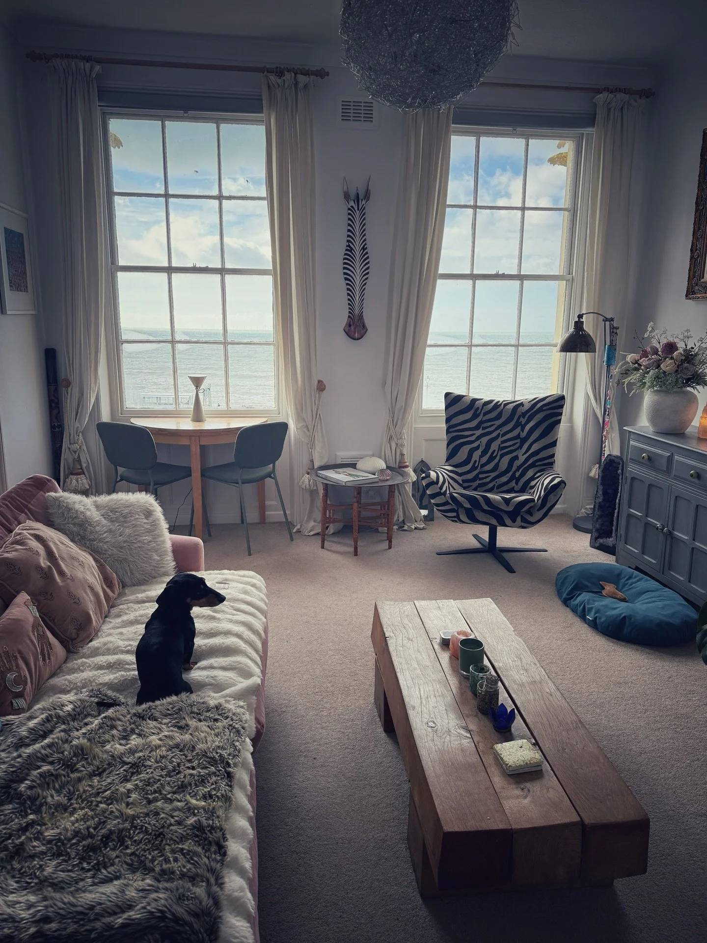 We manifested our dream home.

We could see it so clearly. A sea view. Georgian architecture. High ceilings and big windows with light pouring into every room. I had no idea how it was going to happen but I knew exactly how I wanted to feel when it d