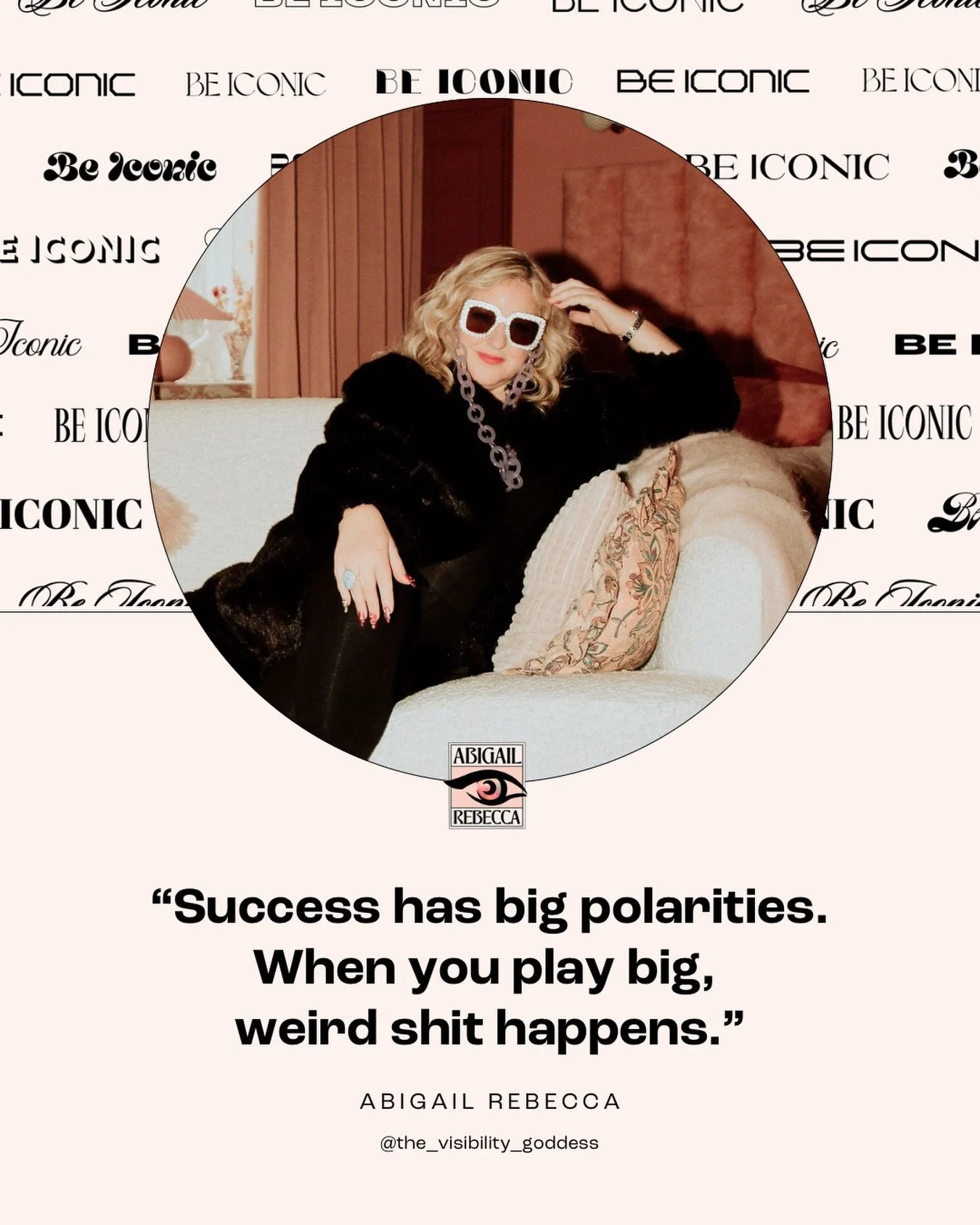 &ldquo;Success has big polarities. When you play big, weird shit happens.&rdquo;

And I mean that in the most empowering way possible.

When you ask the universe for bigger things, life has a habit of testing whether you actually have the capacity to