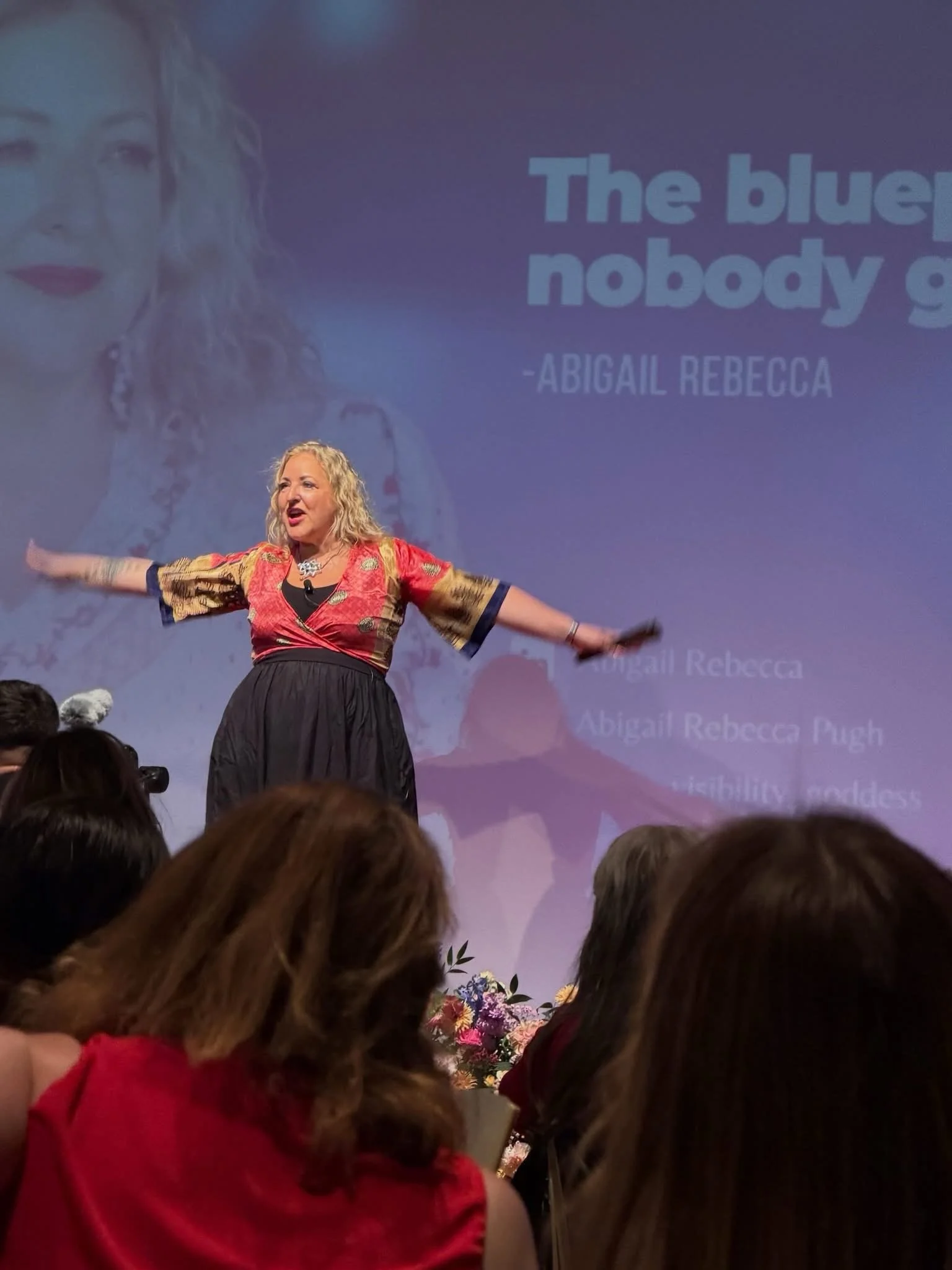 Last week I stood in a room full of extraordinary women and felt something I want every woman in business to feel.

Seen, celebrated and valued. 

I had the privilege of delivering my keynote, The Blueprint Nobody Gave You, at the Women Thrive event 
