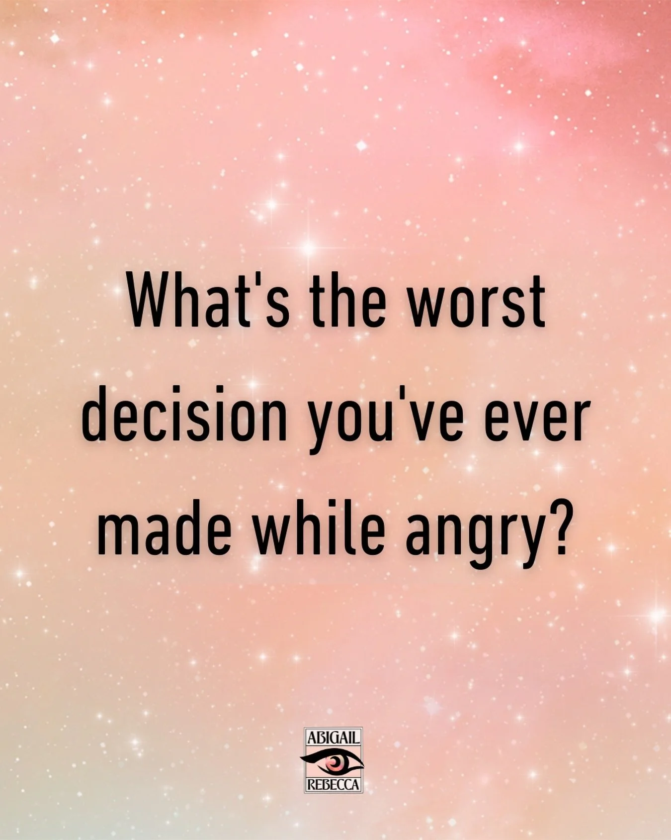 What&rsquo;s the worst decision you&rsquo;ve ever made while angry? 👇

Mine involved reacting like a volcano to something that, with a week&rsquo;s distance, barely mattered at all. 

The anger was real, the surge was real and the decision I made re