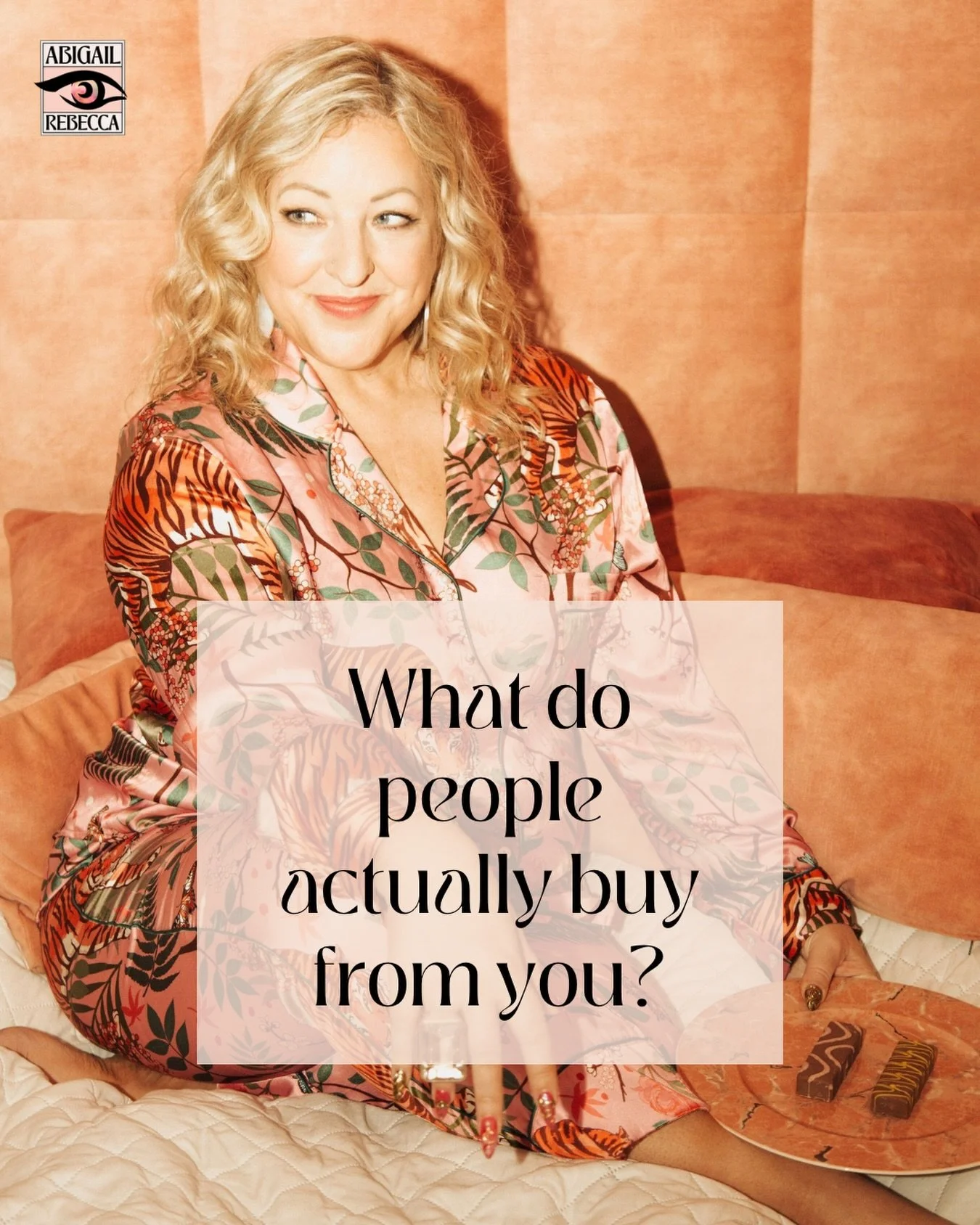 What do people actually buy from you? 👇

Spoiler: it&rsquo;s not your products and services. 

It&rsquo;s not your qualifications, your framework or your ten-step process either!

People buy your ENERGY. They buy the experience of hanging out with y
