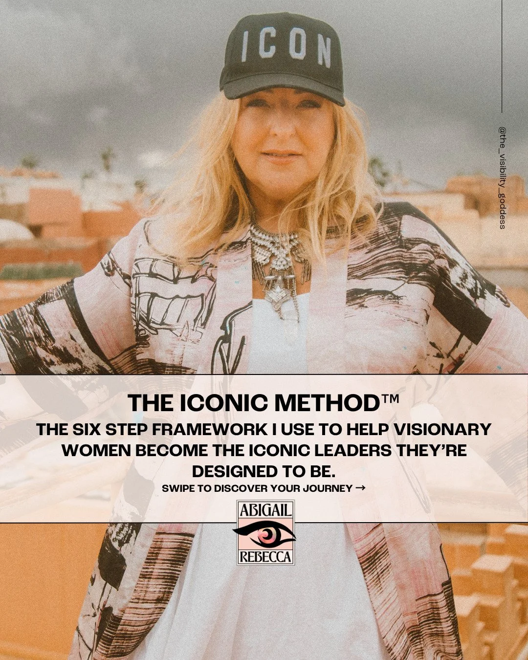 For 10 years I've been mentoring women to become more visible.

To be so deeply aligned with who you truly are that the right people can't help but recognise your value.

That's why I created The ICONIC Method&trade;.

It's the framework that weaves 