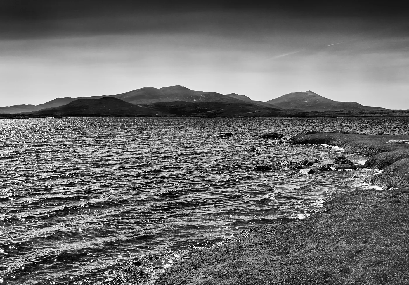 Loch Bee towards South Uist, Mark Farrington 2016