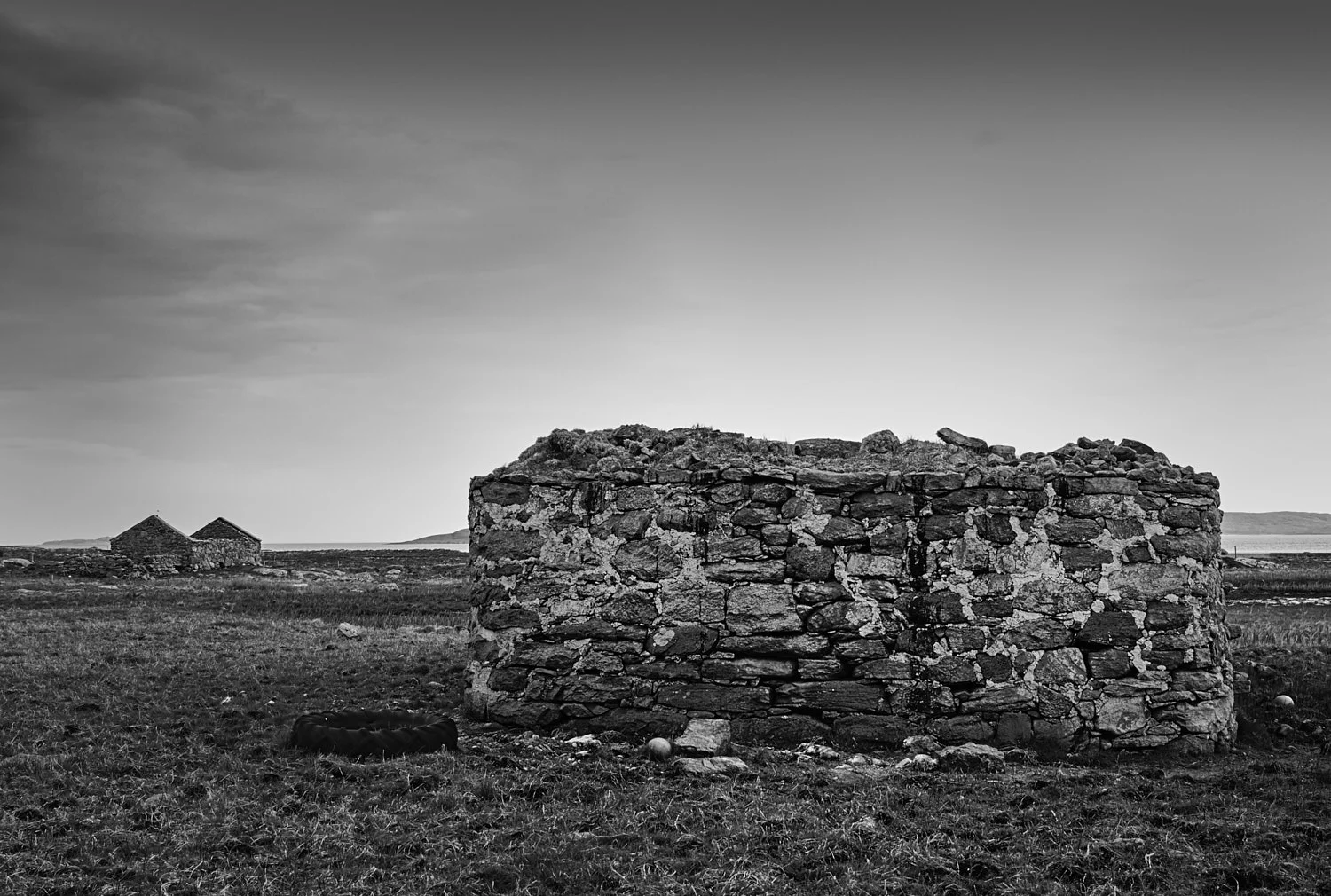 Ruined croft, Smercleit. Mark Farrington 2016.
