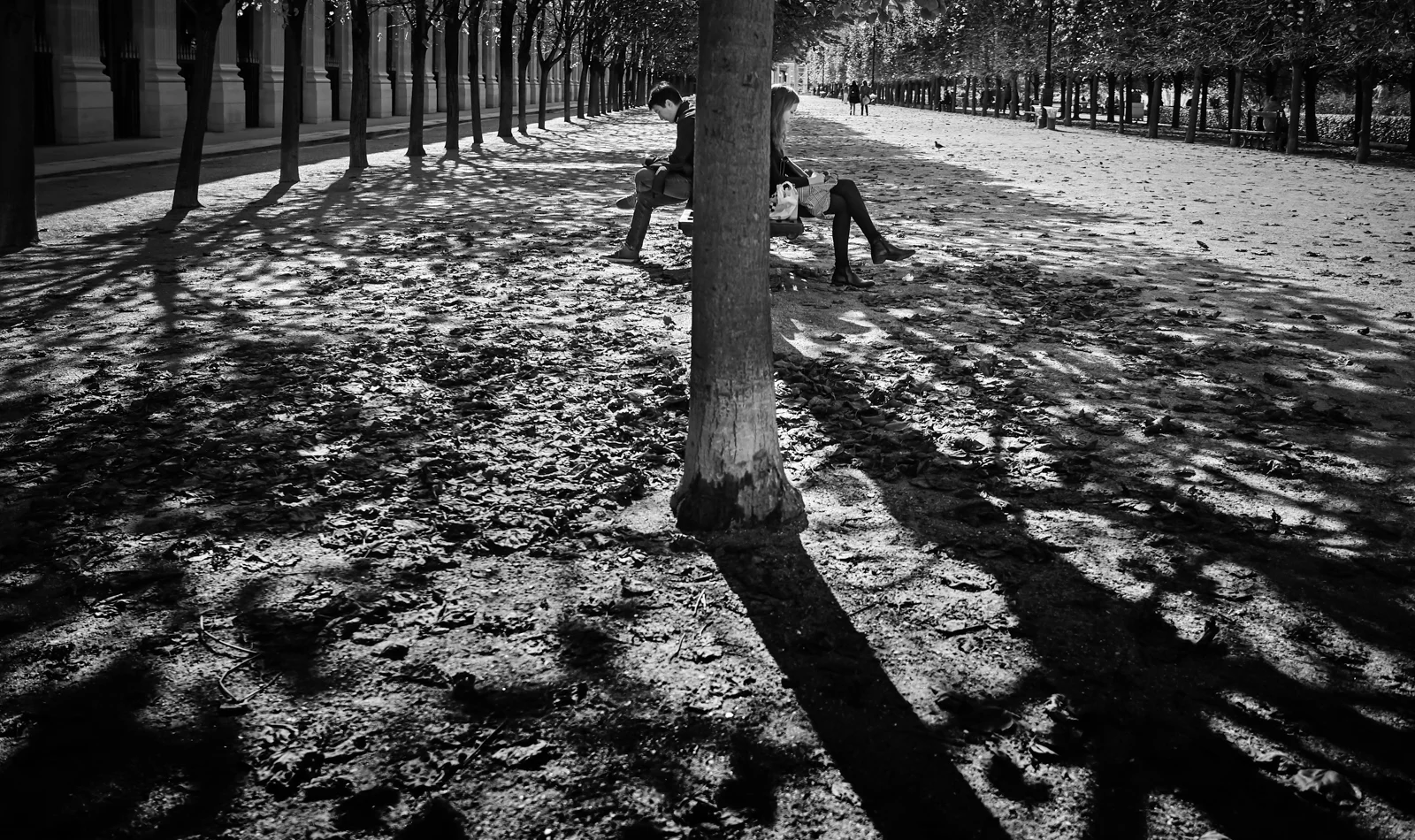 Communication failure: Jardin du Palais-Royale, Paris