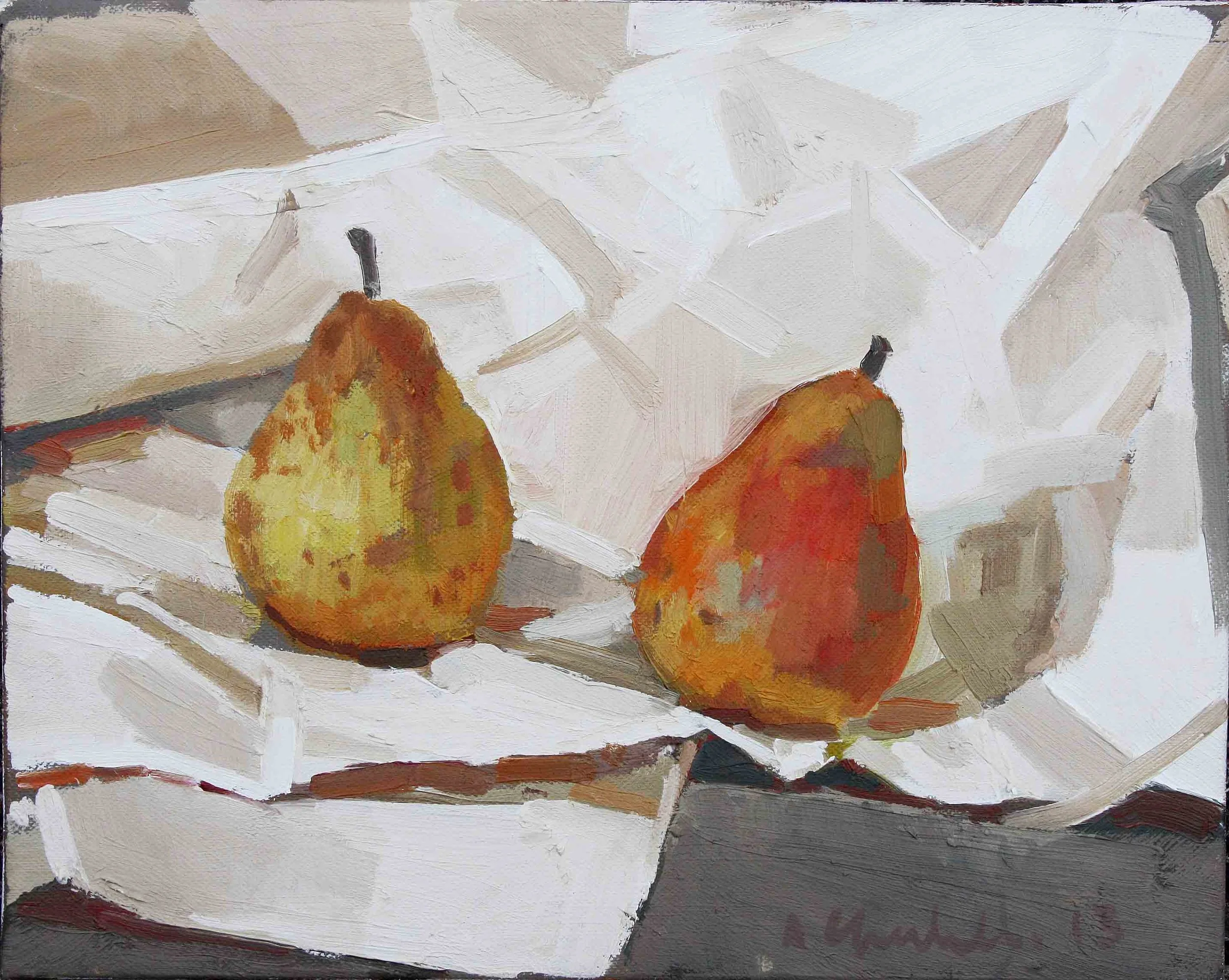 25 x 30 cm Can I sit beside you?, Oil on Canvas