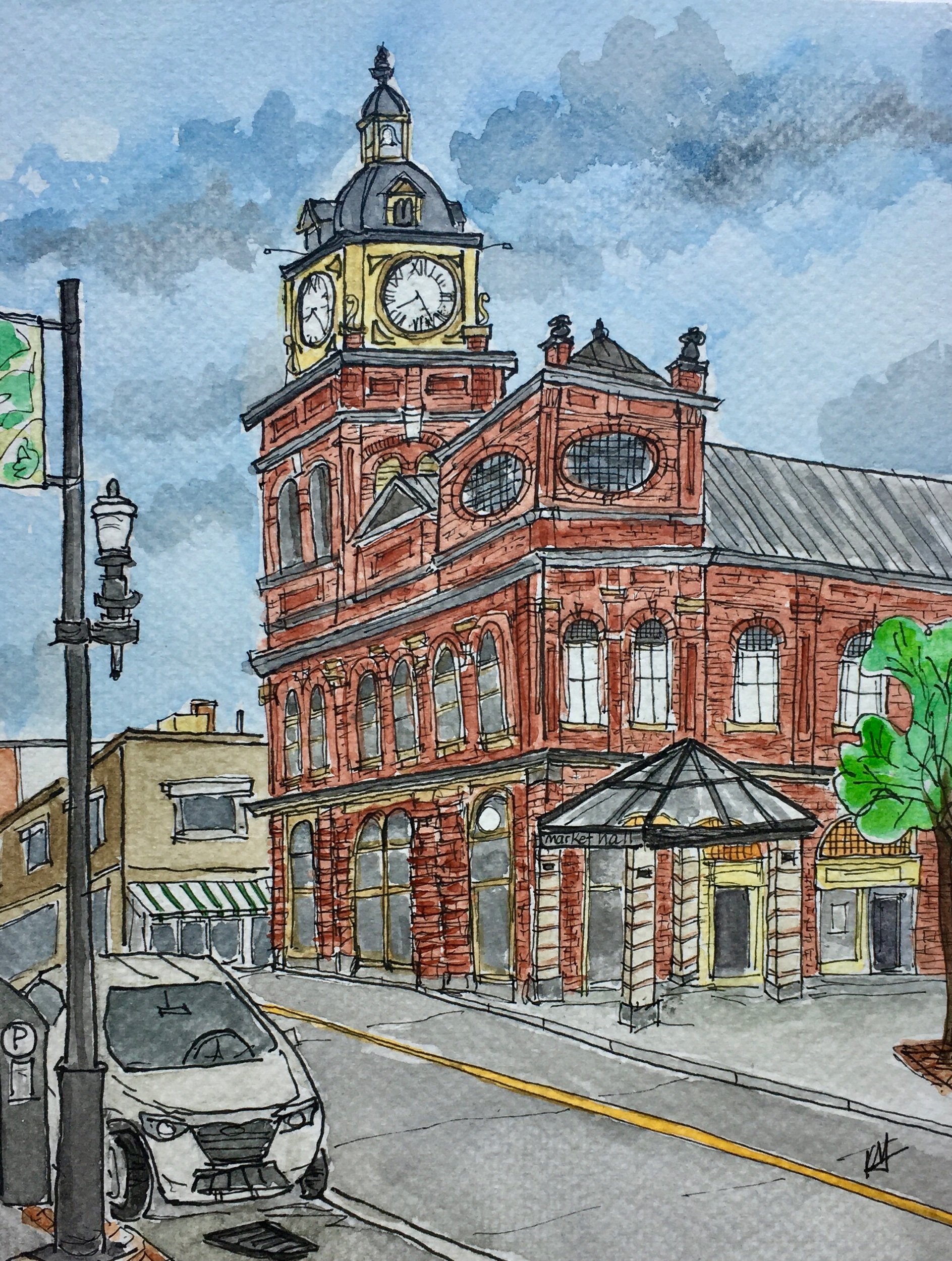 Clouds over Market Hall