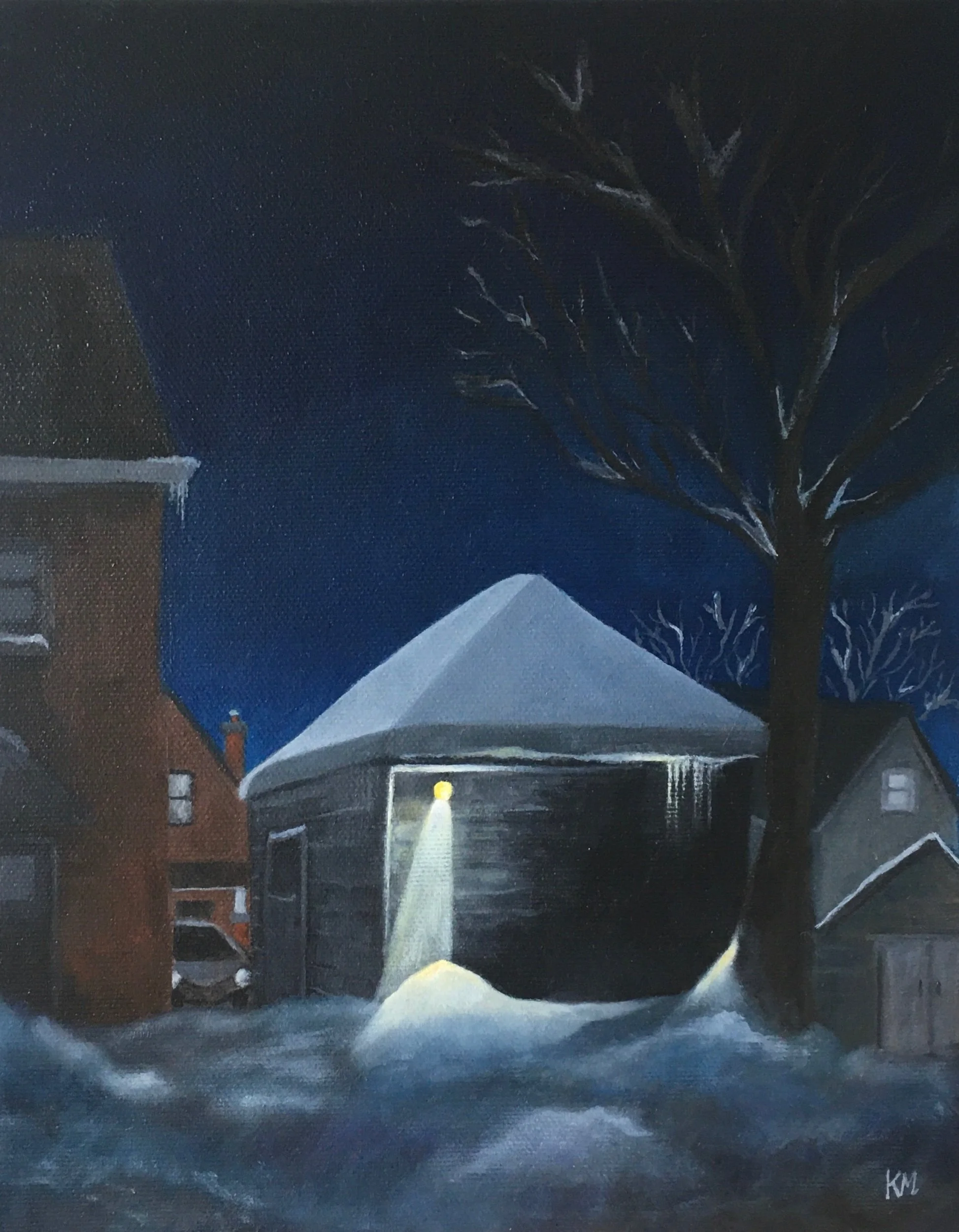 Warm Glow, Cold Laneway 