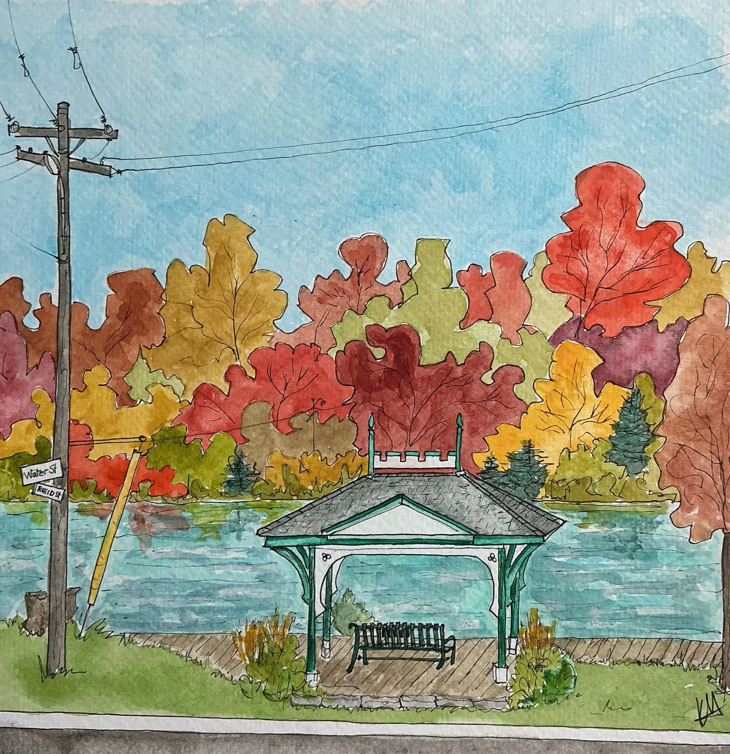 Autumn River View