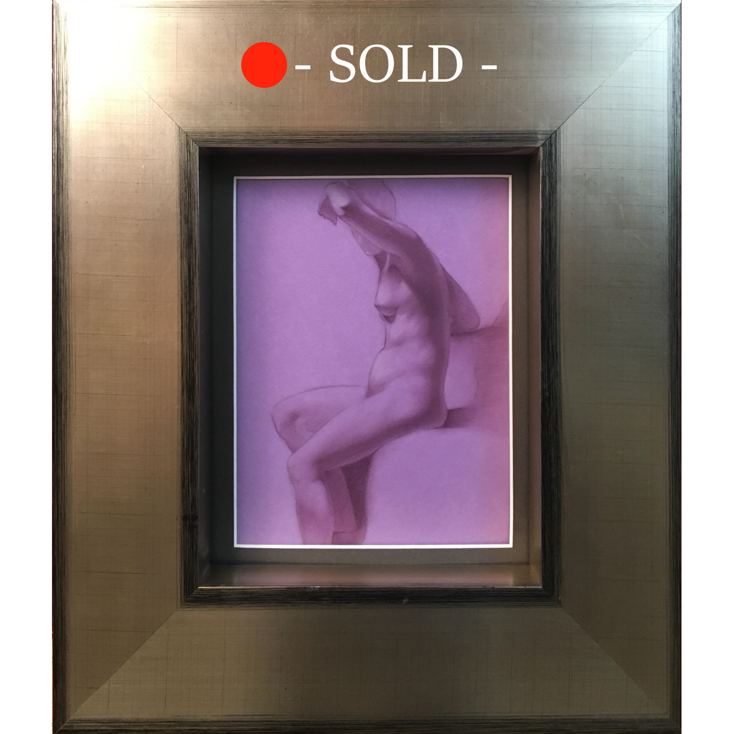 Seated Woman in Lavender
