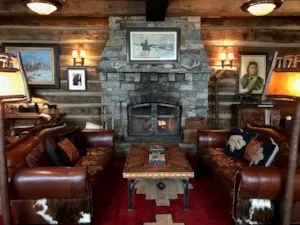 One of the cozy spots in the great room