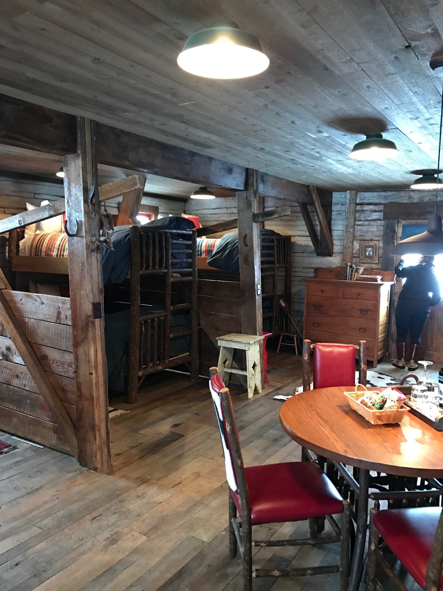 Bunkbeds in the barn - perfect for families or groups!