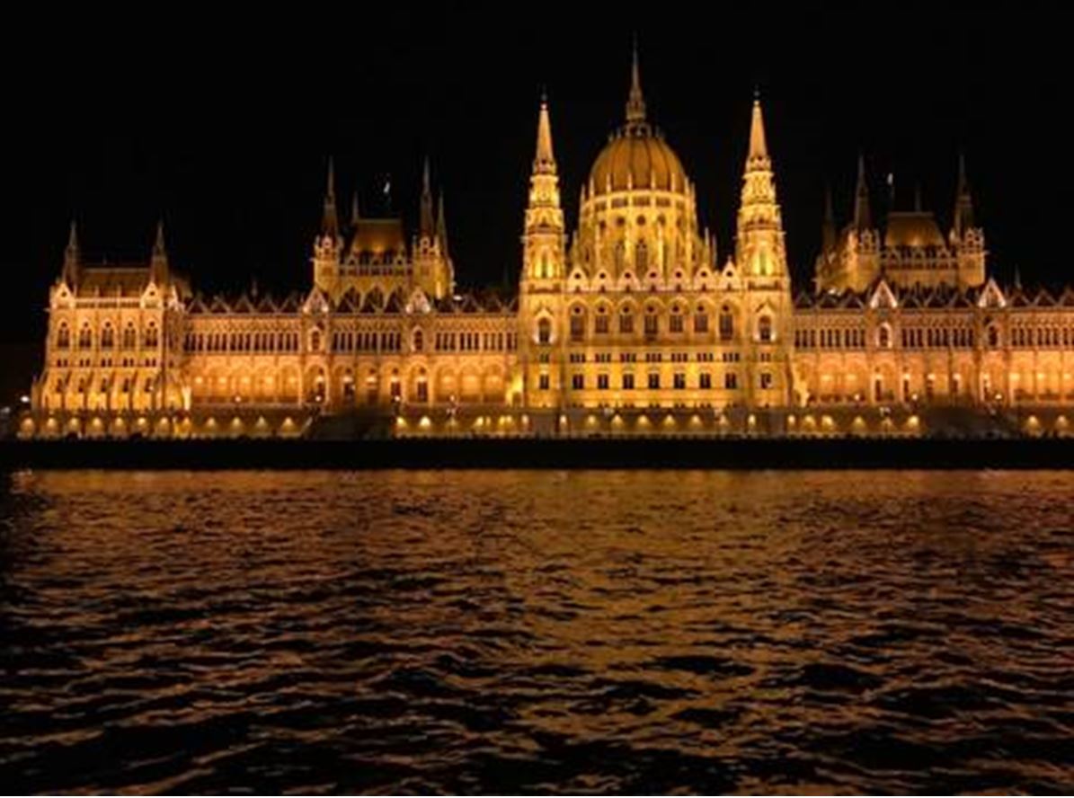 Parliament Building and The Danube by Night