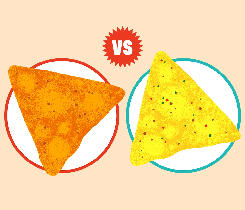 DORITOS NACHO CHEESE VERSES COOL RANCH