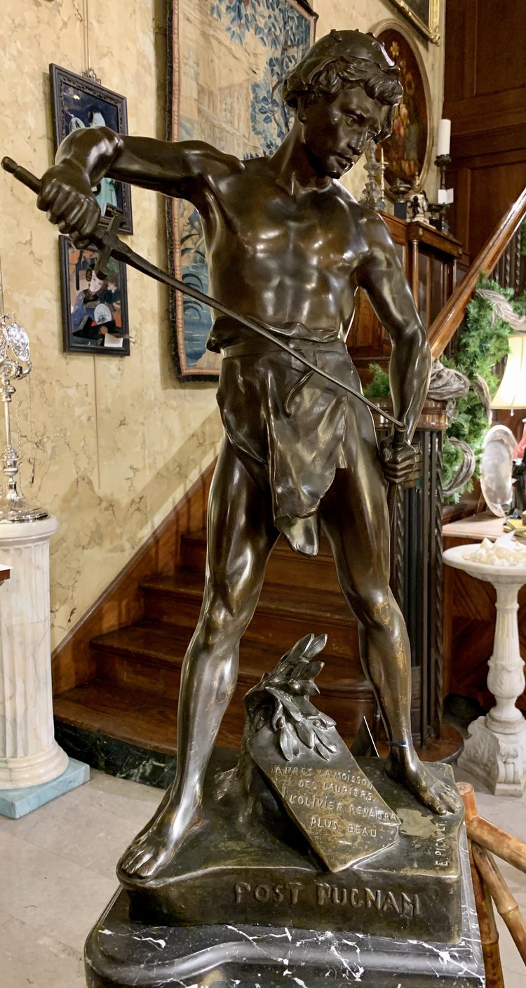 Bronze Figure by Emile Louis Picault — Anthony Scornavacco Antiques