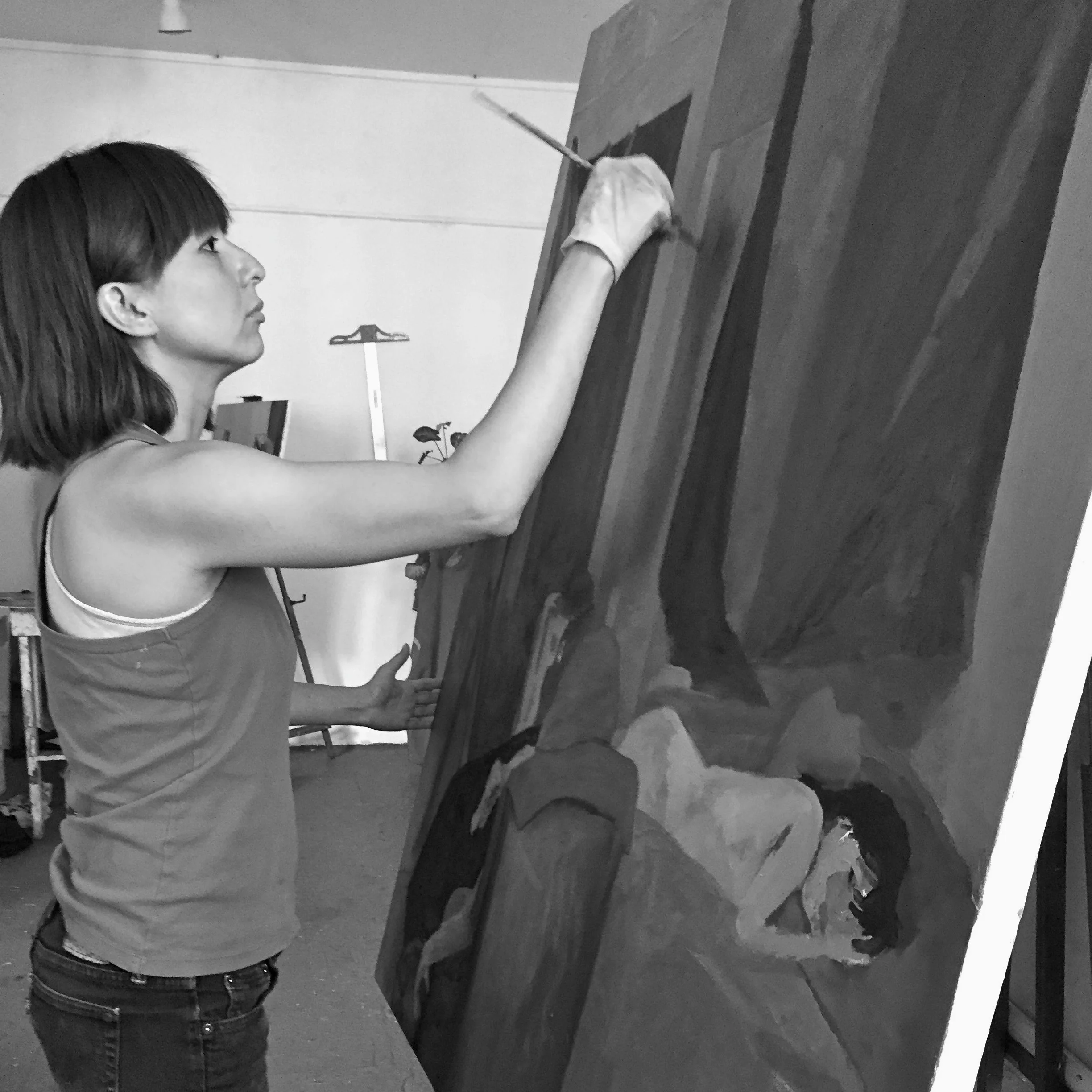 Painting at the New York Studio School Summer Program, 2015