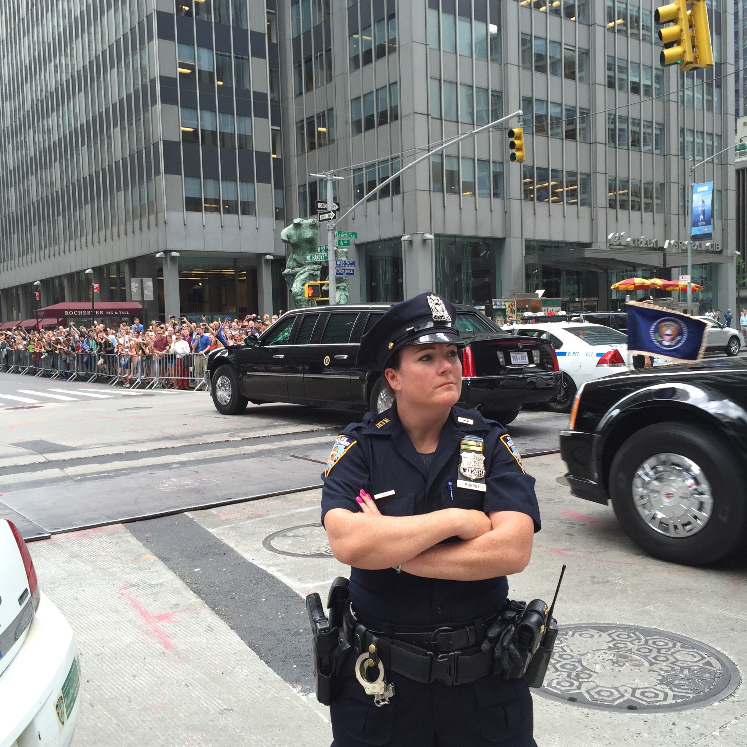 NYC Police Officer, 2015, digital photo